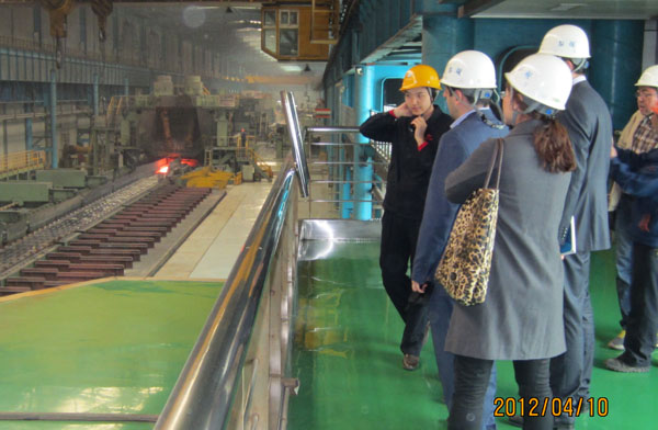 Saudi Arabia Buyers Visit Steel Factory