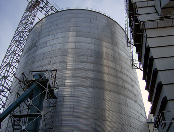 Steel Grain Silo Project Construction